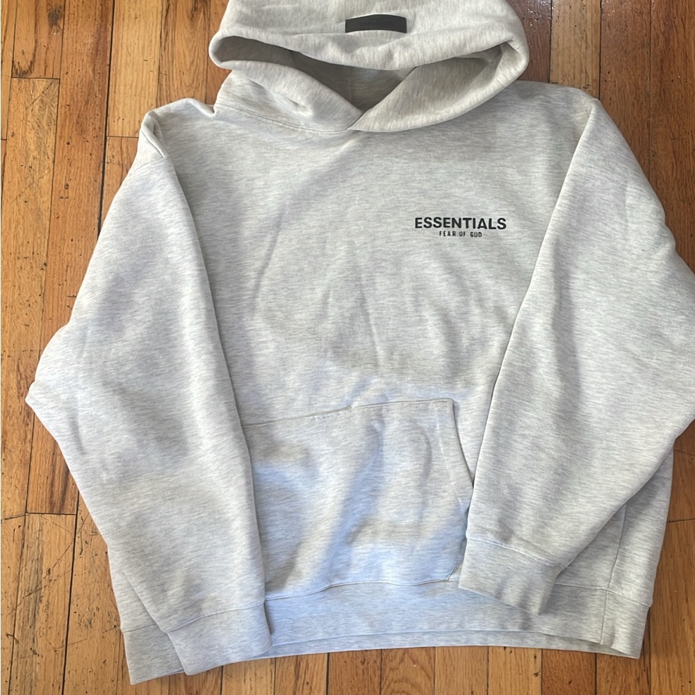Essentials Gray Hoodie for Men